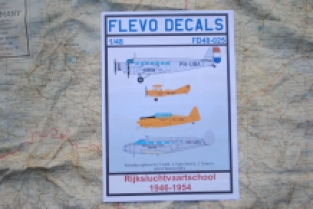 Flevo Decals FD48-025 Rijksluchtvaartschool 1946-1954 