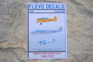 Flevo Decals FD48-026 Rijksluchtvaartschool 1955-1978