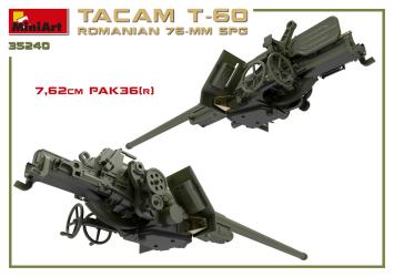 Mini Art 35240 Romanian SPG TACAM T-60 - 76mm SPG Interior Kit