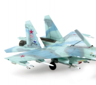 Zvezda 7295 Russian Air Superiority Fighter Sukhoi Su-27SM Flanker B Mod. 1