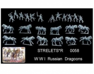 Strelets*R 0058 Russian Dragoons WWI