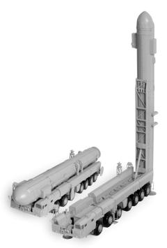 Zvezda 5003 Russian Intercontinental Ballistic Missile Launcher 