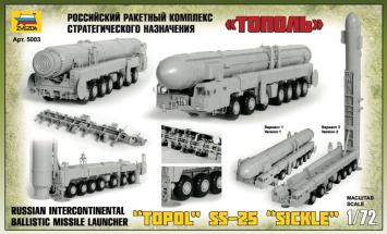 Zvezda 5003 Russian Intercontinental Ballistic Missile Launcher 
