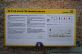 Heller 80286 SA 316B ALOUETTE III 'Gendarmerie'