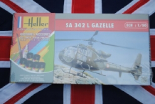 Heller 56486 SA 342 L GAZELLE 'Starter Set'