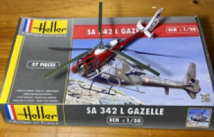 Heller 56486 SA 342 L GAZELLE 'Starter Set'