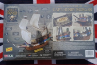 Lindberg HL219 Satisfaction of CAPTAIN Henry Morgan 'Pirate ship 1/130