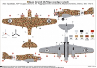 Airfix A04007V SAVOIA-MARCHETTI SM.79-II Sparviero