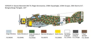 Italeri 1412 Savoia-Marchetti SM.79 Sparviero