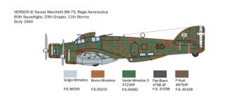 Italeri 1412 Savoia-Marchetti SM.79 Sparviero