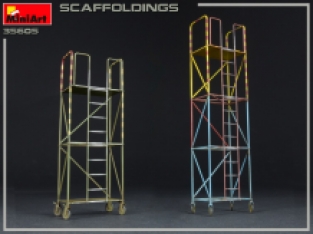 Mini Art 35605 SCAFFOLDINGS / Steigers.