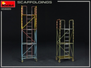 Mini Art 35605 SCAFFOLDINGS / Steigers.