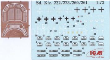 ICM 72411 Sd.Kfz. 222 leichter Panzerspähwagen (2 cm) véhicule blindé léger