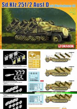 Dragon 7604 Sd.Kfz. 251/2 Ausf. D mit Wurfrahmen 40 (w/ 28cm/32cm Rockets & wooden/metal crates)