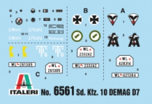 Italeri 6561 Sd.Kfz.10 Demag D7 with German Paratroops