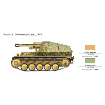 Italeri 7061 Sd.Kfz.124 Wespe 10,5 cm. Leichte Feldhaubitze 