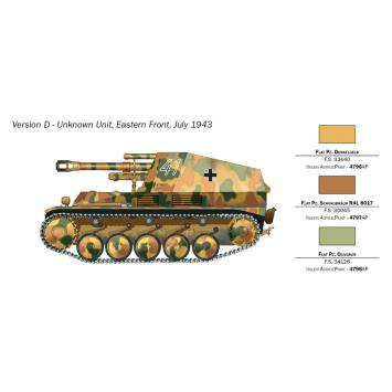 Italeri 7061 Sd.Kfz.124 Wespe 10,5 cm. Leichte Feldhaubitze 