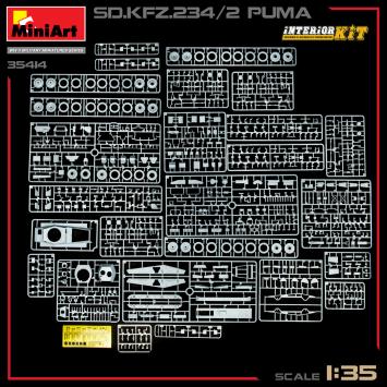 MiniArt 35414 Sd.Kfz.234/2 Puma Interior Kit