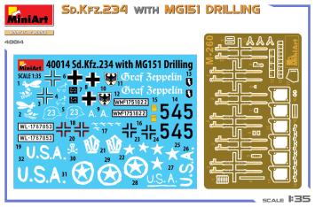 MiniArt 40014 Sd.Kfz.234 WITH MG151 DRILLING