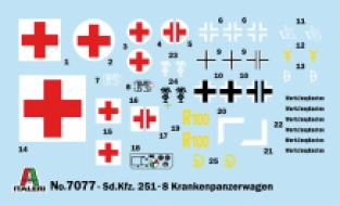 Italeri 7077 Sd.Kfz.251/8 Ambulance