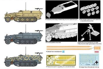 Dragon 7308 Sd.Kfz.251/2 Ausf.C Rivetted Version mit Granatwerfer