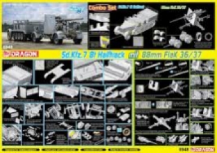 Dragon 6948 Sd.Kfz.7 8ton Halftrack with 88mm FlaK 36/37 Gun