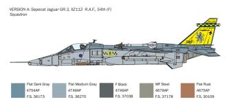 Italeri 1459 SEPECAT Jaguar GR.1 / GR.3 R.A.F.