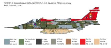 Italeri 1459 SEPECAT Jaguar GR.1 / GR.3 R.A.F.