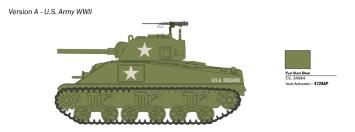 Italeri 25751 Sherman M4 75mm