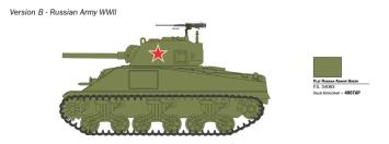 Italeri 25751 Sherman M4 75mm