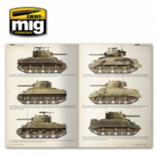 Ammo by MIG A.MIG 6080 SHERMAN - THE AMERICAN MIRACLE 'Camouflage Profile Guide'