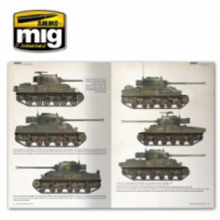 Ammo by MIG A.MIG 6080 SHERMAN - THE AMERICAN MIRACLE 'Camouflage Profile Guide'