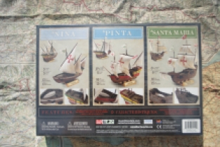 Lindberg HL223 Ships of Columbus: Nina, Pinta and Santa Maria Sailing Ships (3 Kits)