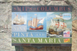 Lindberg HL223 Ships of Columbus: Nina, Pinta and Santa Maria Sailing Ships (3 Kits)