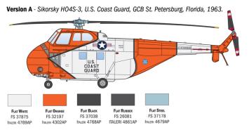 Italeri 1476 Sikorsky HO4S-3 / HAS.7 / H-19