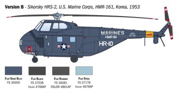 Italeri 1476 Sikorsky HO4S-3 / HAS.7 / H-19
