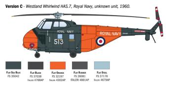 Italeri 1476 Sikorsky HO4S-3 / HAS.7 / H-19