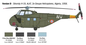 Italeri 1476 Sikorsky HO4S-3 / HAS.7 / H-19