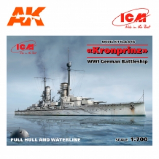 ICM S.016 SMS KRONPRINZ WWI German Battleship