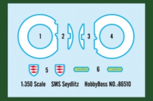 Hobby Boss 86510 SMS Seydlitz 'Battlecruiser Seydlitz-class'