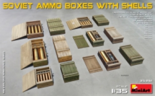 Mini Art 35261 SOVIET AMMO BOXES with SHELLS