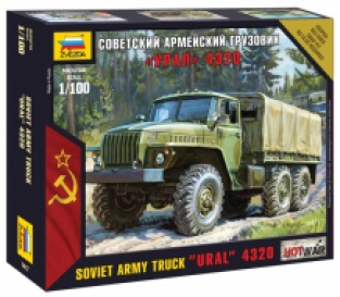 Zvezda 7417 Soviet Army Truck URAL 4320