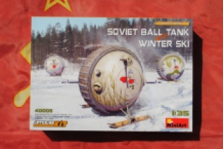 Mini Art 40008 SOVIET BALL TANK with WINTER SKI