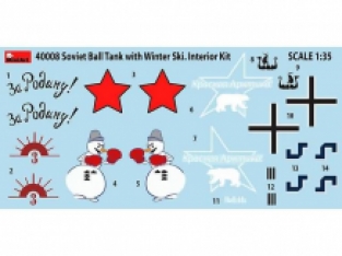 Mini Art 40008 SOVIET BALL TANK with WINTER SKI