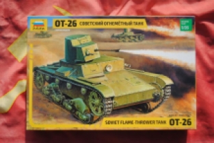 Zvezda 3540 Flame-Thrower Tank OT-26 