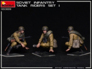 Mini Art 35309 Soviet Infantry Tank Riders WWII Set 1