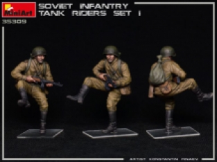 Mini Art 35309 Soviet Infantry Tank Riders WWII Set 1