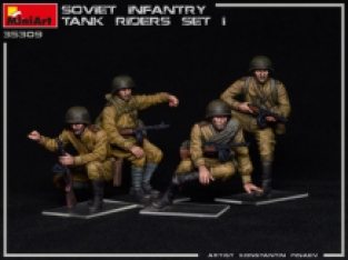 Mini Art 35309 Soviet Infantry Tank Riders WWII Set 1