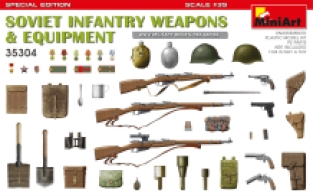 Mini Art 35304 SOVIET INFANTRY WEAPONS & EQUIPMENT. SPECIAL EDITION