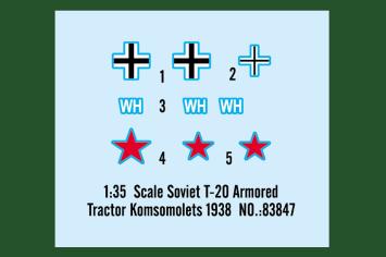 HobbyBoss 83847 Soviet T-20 Armored Tractor Komsomolets 1938
